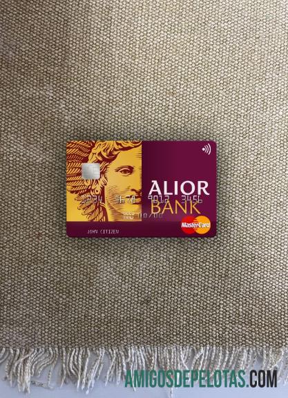 Polônia Alior Bank Mastercard Photolook Front exemplo real